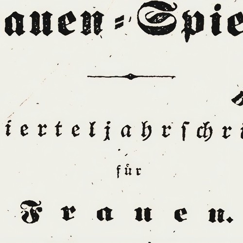 Titelblatt: Frauenspiegel 1840