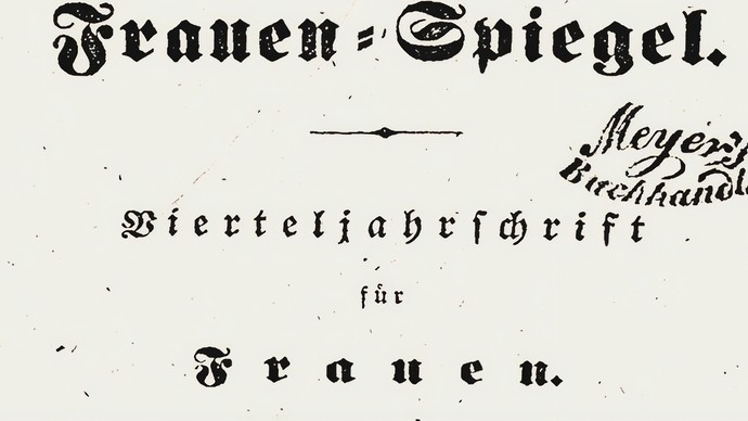 Titelblatt: Frauenspiegel. Eine Vierteljahresschrift für Frauen, 1840